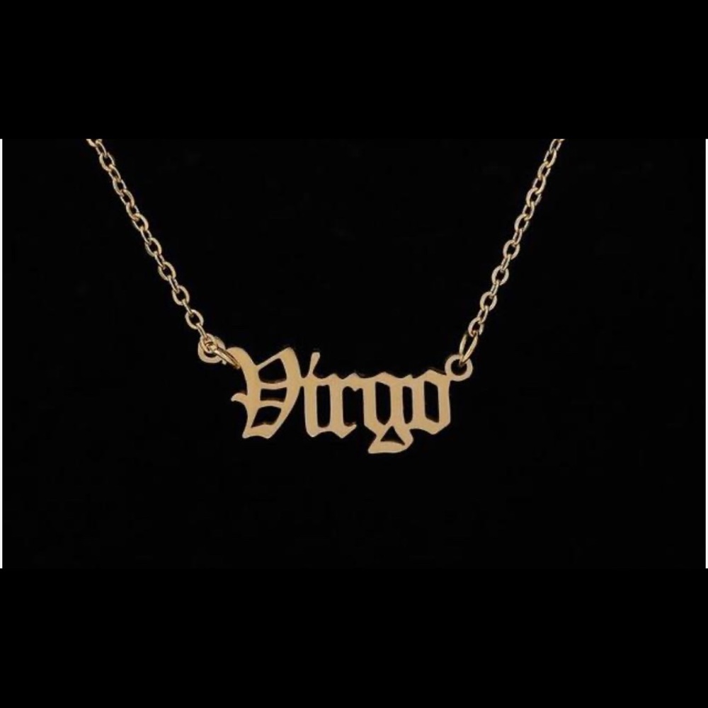 Zodiac sign necklace “gold” stainless steel